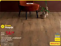 Praxis Decomode laminaat aqua tahiti aanbieding