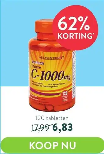 Holland & Barrett C-1000mg aanbieding