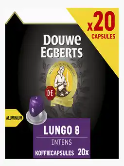 Flink Douwe Egberts caps lungo intens 20st aanbieding