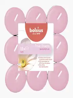 Flink Bolsius True Scents Geurtheelichten magnolia 4 uren 18st aanbieding