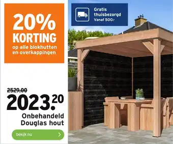 GAMMA Onbehandeld douglas hout aanbieding