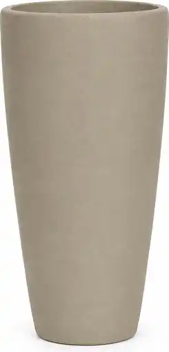 Intratuin Intratuin bloempot Elani taupe D 40 H 75,5 cm aanbieding
