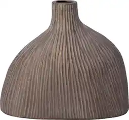 Intratuin Intratuin vaas Hixon bruin 27,5 x 16 x 31 cm aanbieding