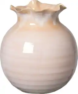 Intratuin Intratuin vaas Jetta roze D 18 H 19 cm aanbieding
