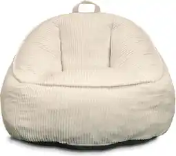 Intratuin Unique Living fauteuil Isak wit 93 x 90 x 63 cm aanbieding