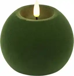 Intratuin Countryfield LED bolkaars Lyon groen D 10 H 7 cm aanbieding