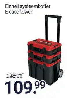 Inter Chalet Einhell systeemkoffer E-case tower aanbieding