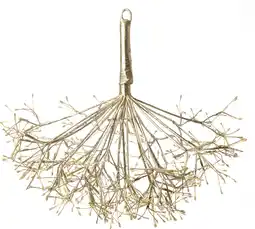 Intratuin Intratuin kersthanger dandelion goud met verlichting D 45 H 45 cm aanbieding