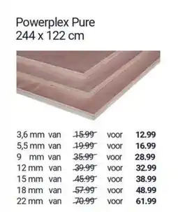 Inter Chalet Powerplex Pure aanbieding