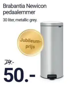 Inter Chalet Brabantia Newicon pedaalemmer aanbieding
