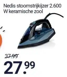 Inter Chalet Nedis stoomstrijkijzer 2.600 W keramische zool aanbieding