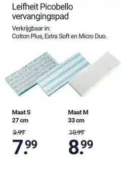 Inter Chalet Leifheit Picobello vervangingspad aanbieding
