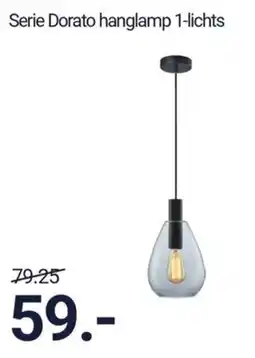 Inter Chalet Serie Dorato hanglamp 1-lichts aanbieding