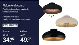 Inter Chalet Plafonniere Mogano aanbieding