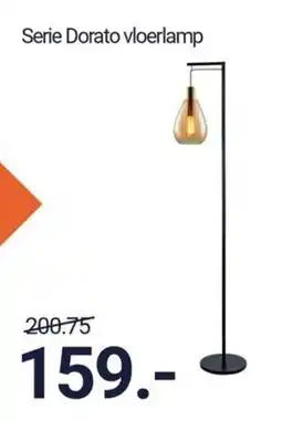 Inter Chalet Serie Dorato vloerlamp aanbieding