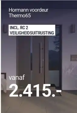 Inter Chalet Hormann voordeur Thermo65 aanbieding