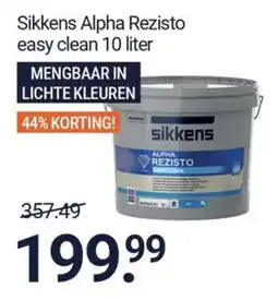 Inter Chalet sikkens alpha rezisto easy clean aanbieding
