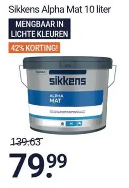 Inter Chalet sikkens alpha mat aanbieding