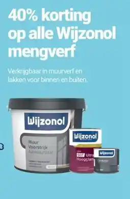 Inter Chalet Wijzonol mengverf aanbieding