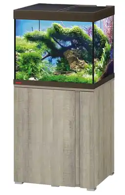 Pets Place Eheim Vivaline LED - Aquarium - Grijs eiken&Brons 61x51x124 cm aanbieding