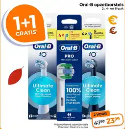 Trekpleister Oral-B Opzetborstels aanbieding
