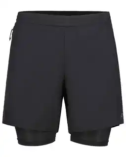 Wehkamp Rukka hardloopshort Maaninka 2-in-1 zwart aanbieding