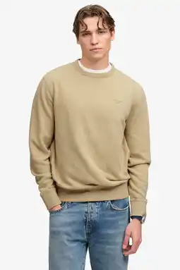 Wehkamp Superdry relaxed fit trui - beige aanbieding