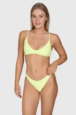 Wehkamp Guusje x Brunotti voorgevormde bikini set - lichtgeel aanbieding