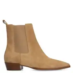 Wehkamp Manfield suède chelsea boots beige aanbieding