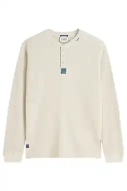 Wehkamp Scotch & Soda gemêleerde longsleeve - beige aanbieding