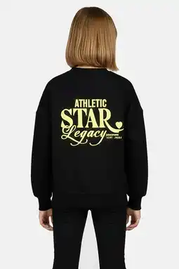Wehkamp Cars sweater met backprint zwart aanbieding
