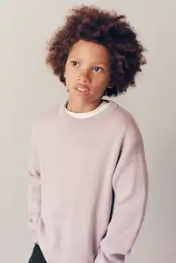Wehkamp Mango Kids gebreide trui - lila aanbieding