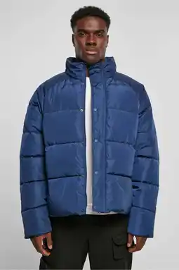 Wehkamp Urban Classics gewatteerde jas blauw aanbieding