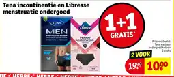 Kruidvat Tena incontinentie en Libresse menstruatie ondergoed aanbieding