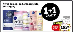 Kruidvat Nivea dames- en herengezichtsverzorging aanbieding