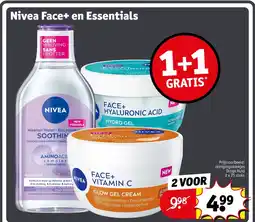 Kruidvat Nivea Face+ en Essentials aanbieding