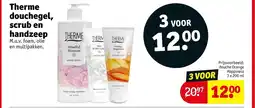 Kruidvat Therme douchegel, scrub en handzeep aanbieding