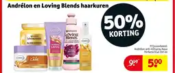 Kruidvat Andrélon en Loving Blends haarkuren aanbieding