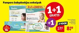 Kruidvat Pampers babydoekjes enkelpak aanbieding