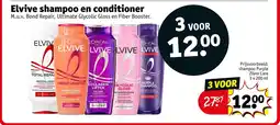 Kruidvat Elvive shampoo en conditioner aanbieding