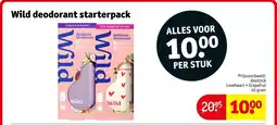 Kruidvat Wild deodorant starterpack aanbieding