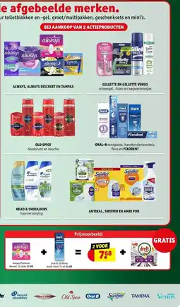 Kruidvat Always, Always Discreet en Tampax aanbieding