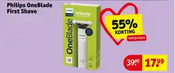 Kruidvat Philips OneBlade First Shave aanbieding