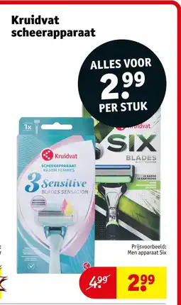 Kruidvat Kruidvat scheerapparaat aanbieding