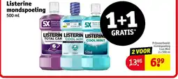 Kruidvat Listerine mondspoeling aanbieding