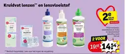 Kruidvat Kruidvat lenzen en lensvloeistof aanbieding