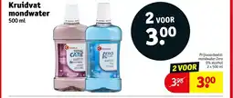 Kruidvat Kruidvat mondwater aanbieding