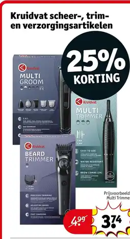 Kruidvat Kruidvat scheer, trim en verzorgingsartikelen aanbieding