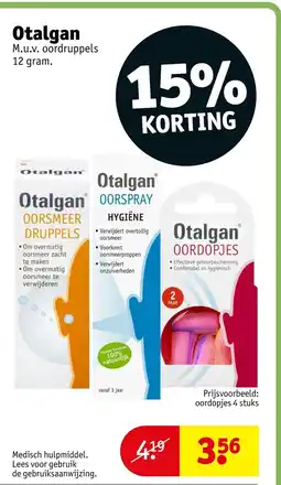 Kruidvat Otalgan oordruppels aanbieding