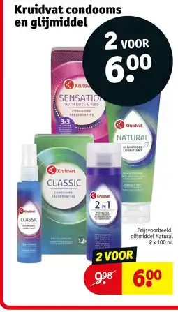 Kruidvat Kruidvat condooms en glijmiddel aanbieding